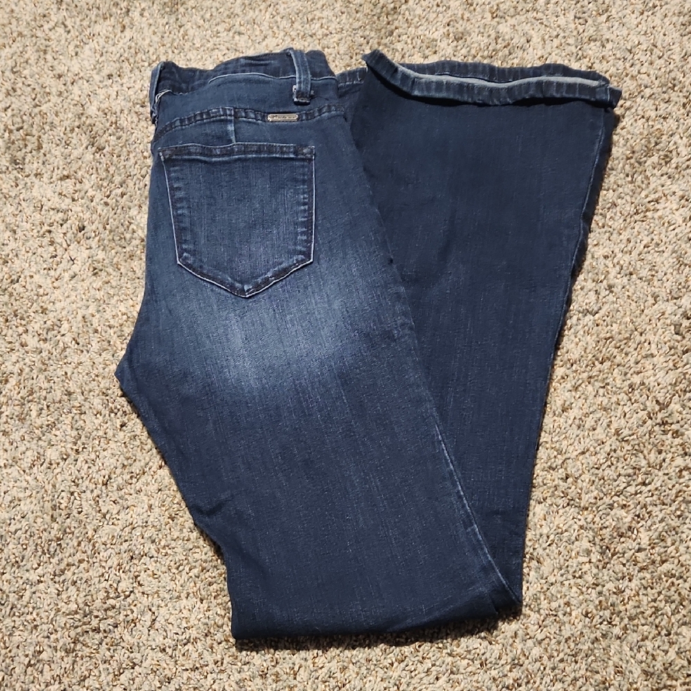 KanCan Classic Blue Denim Women's Flare Jeans